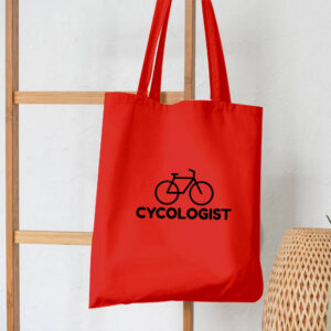 Cycologist Cotton Tote Bag Cyclist's Shopper Gift Push Bike Cycle FREE UK DELIVERY