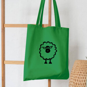 Cute Woolly Sheep Cotton Tote Bag Funny Reusable Shopper Gift Lamb FREE UK DELIVERY