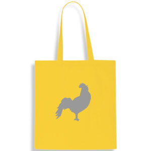 Chicken Cotton Tote Bag Hen Chick Yellow Orange Shopper Shoulder Gift FREE UK DELIVERY
