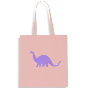 Brontosaurus Dinosaur Image Cotton Tote Bag Dino Shopper Birthday Gift FREE UK DELIVERY