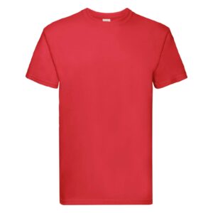 Plain Red Unisex Quality FOTL Adult T-shirt S-2XL Tee Women Men 100% Cotton