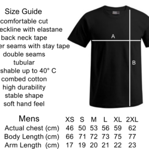 mens t-shirt size guide