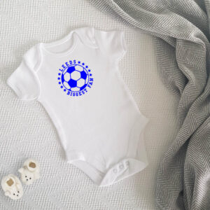 Leeds Biggest Football Fan Baby Babygrow Vest Bodysuit Short Long Sleeves