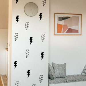 Lightning Bolts Wall Decal Stickers X16