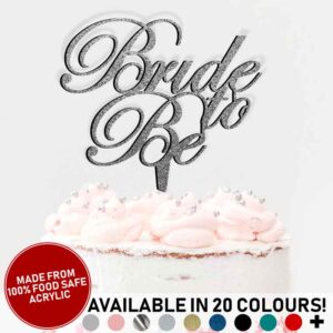 Bride To Be Acrylic Cake Topper Hen Party Do Celebration Getting Married Decoration 20 Colours