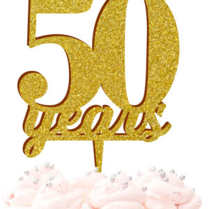 Wedding Anniversary Personalised Cheers To 50 Years Any Year Acrylic Cake Topper 10 20 25 40 Marriage Celebration 20 Colours