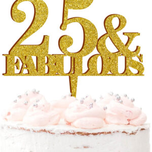 Birthday Personalised Age And Fabulous Acrylic Plastic Cake Topper Any Age Female Men Women 20 Colours
