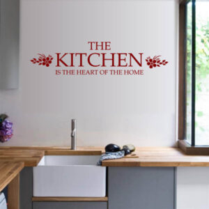 The Kitchen Is The Heart Of The Home Wall Sticker