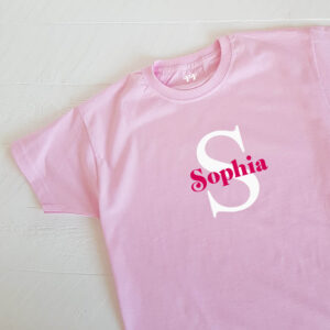 Child's Name and Initial Personalised Children's T-shirt