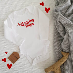 Valentine Babe Cute Babygrow Vest