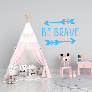Be Brave Arrows Kids Wall Sticker Bedroom Art Décor