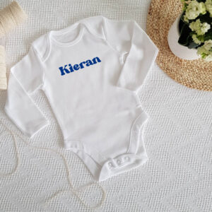 Personalised (Your Baby's Name) Babygrow Vest Newborn Gift