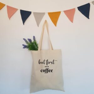 But First Coffee Tote Bag