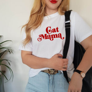 Cat Mama Statement Adult T-shirt