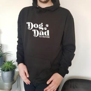 Personalised Dog Dad Adult Hoodie