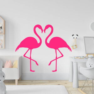 Flamingos Wall Sticker Flamingo Birds Home Décor Art Work