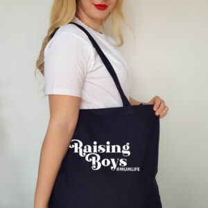 Raising Boys #MumLife Tote Bag