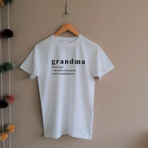 Personalised Grandma Name Noun funny Adult T-shirt