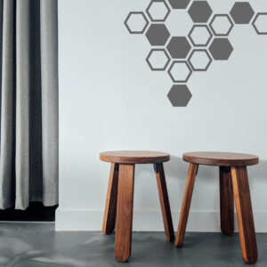 Hexagons Wall Decal Stickers