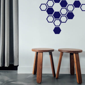 Hexagons Wall Decal Stickers