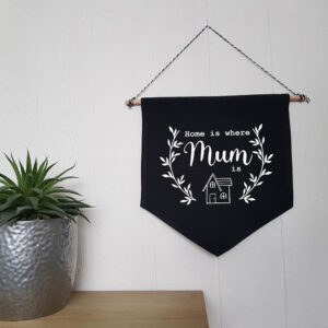 Home Is Where Mum Is Wall Flag