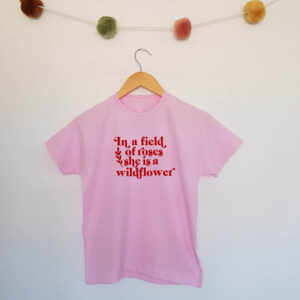 In A Field Of Roses Pretty Pink Children's T-shirt