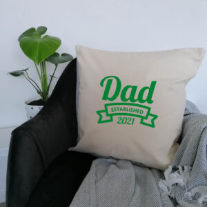 Dad Established Year Personalised Cushion