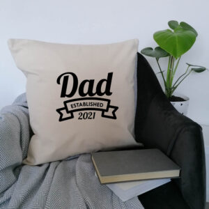 Dad Established Year Personalised Cushion