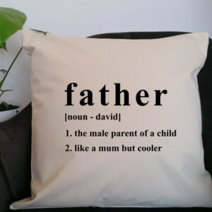 Personalised Father Noun Cushion