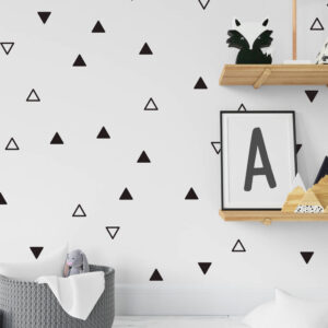 Scandi Triangles X52 Wall Stickers Child's Bedroom Décor Decorations Baby Nursery