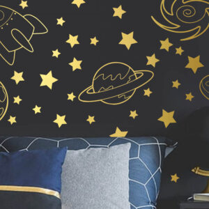Outer Space Wall Decal Stickers