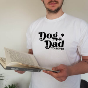 Personalised Dog Dad Pet's Name Adult T-shirt