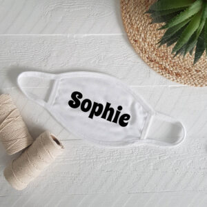 Personalised Name Face Mask