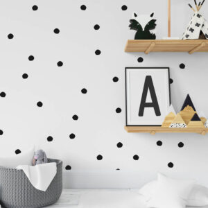 Abstract Polka Dot Circles X48 Wall Stickers