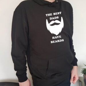 The Best Dads Have Beards Adult Hoodie