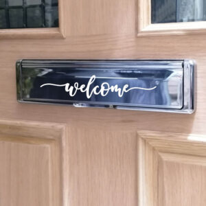Welcome Letterbox Sticker Letter Box Greeting Decal Home Posting Box