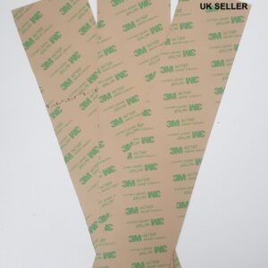 3 Strip Pack 30cm x 7cm approx 3M™ 467MP Double Sided Adhesive Transfer Tape 467 200MP Paper Plastic Acrylic